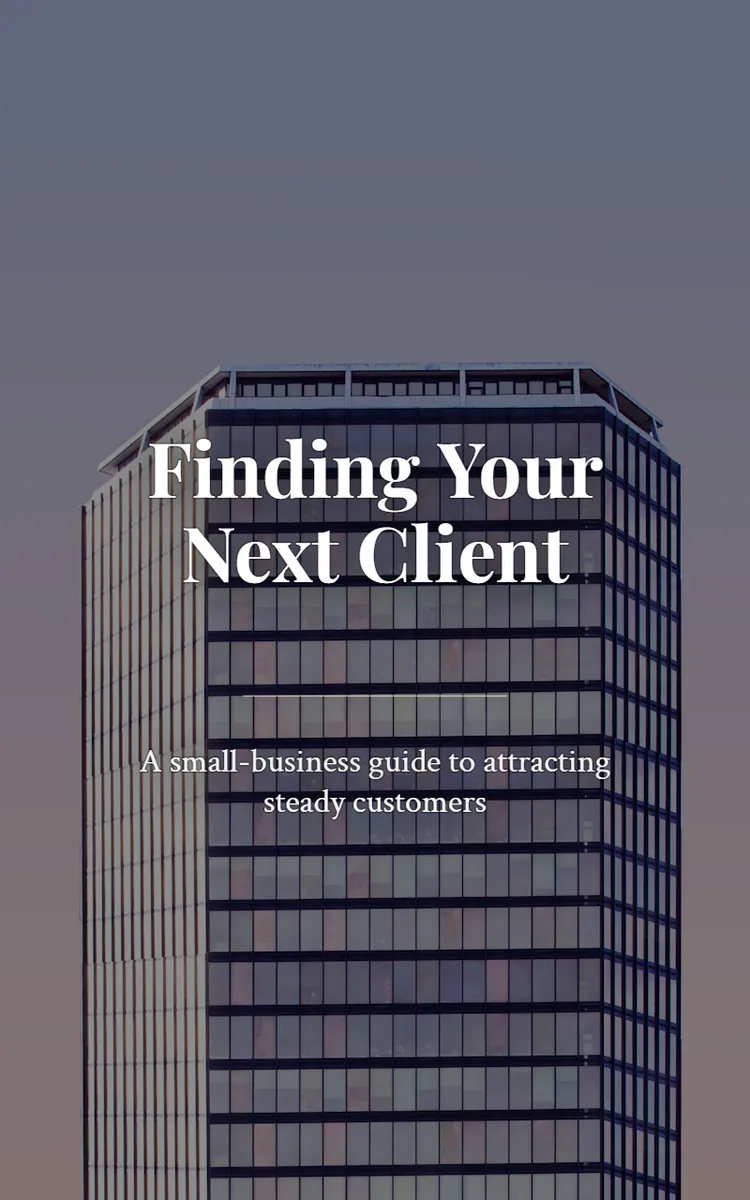 Finding Your Next Client