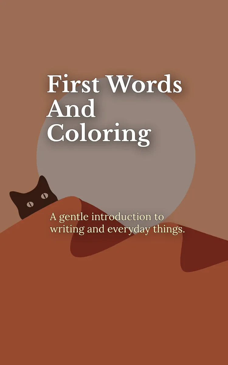 First Words And Coloring