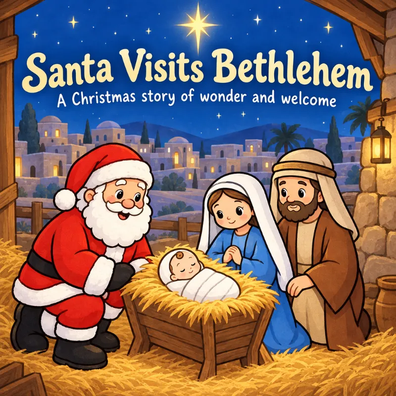 Santa Visits Bethlehem