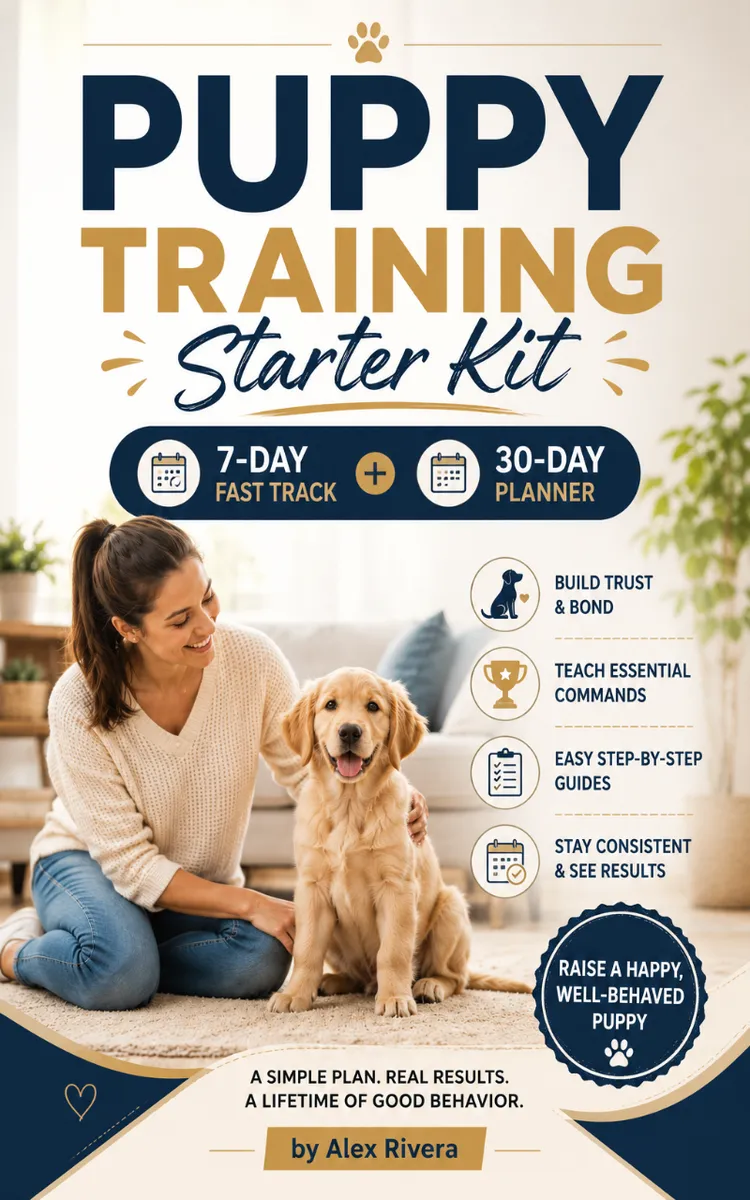 Puppy Training Starter Kit – 7-Day Fast Track + 30-Day Planner