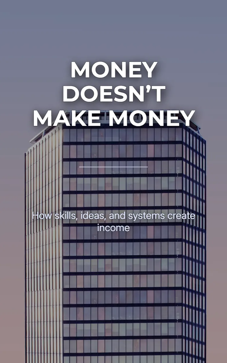 Money Doesn’t Make Money