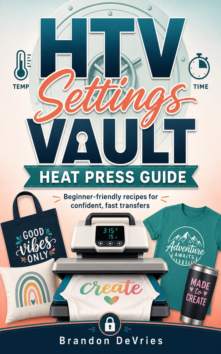 HTV Settings Vault Heat Press Guide