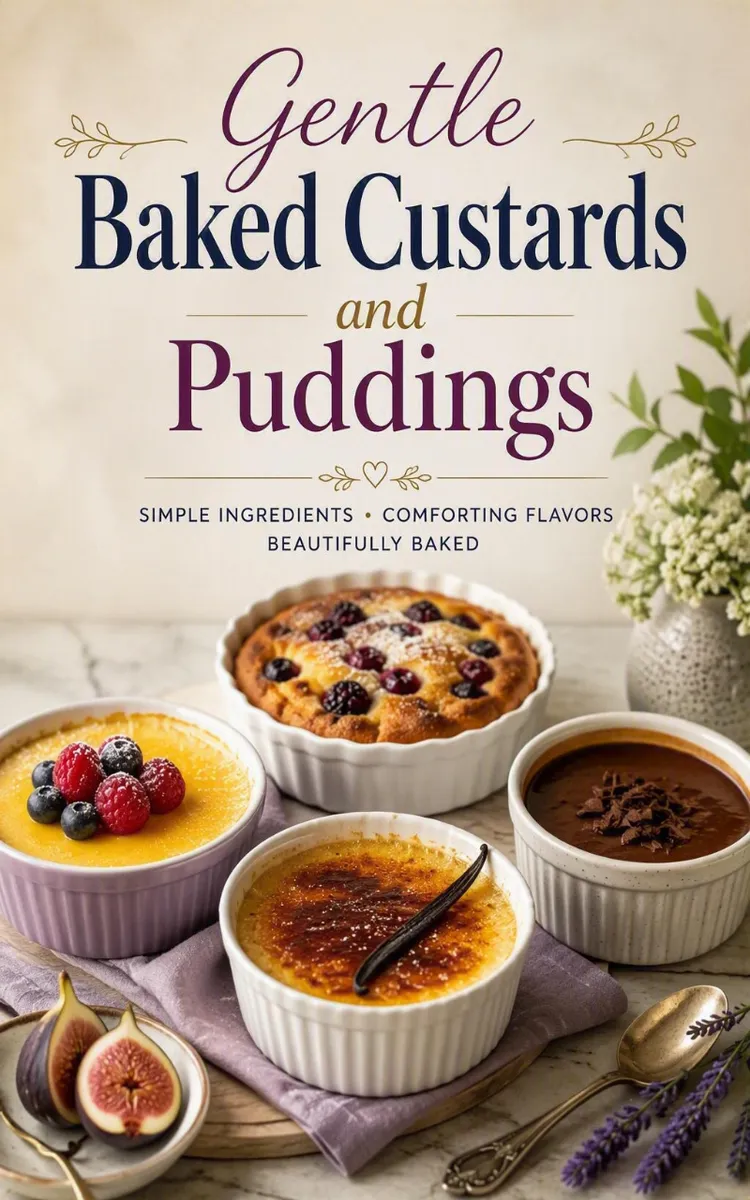 Gentle Baked Custards & Puddings