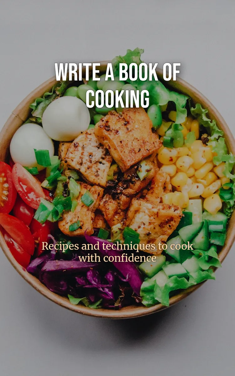 Write A Book Of Cooking