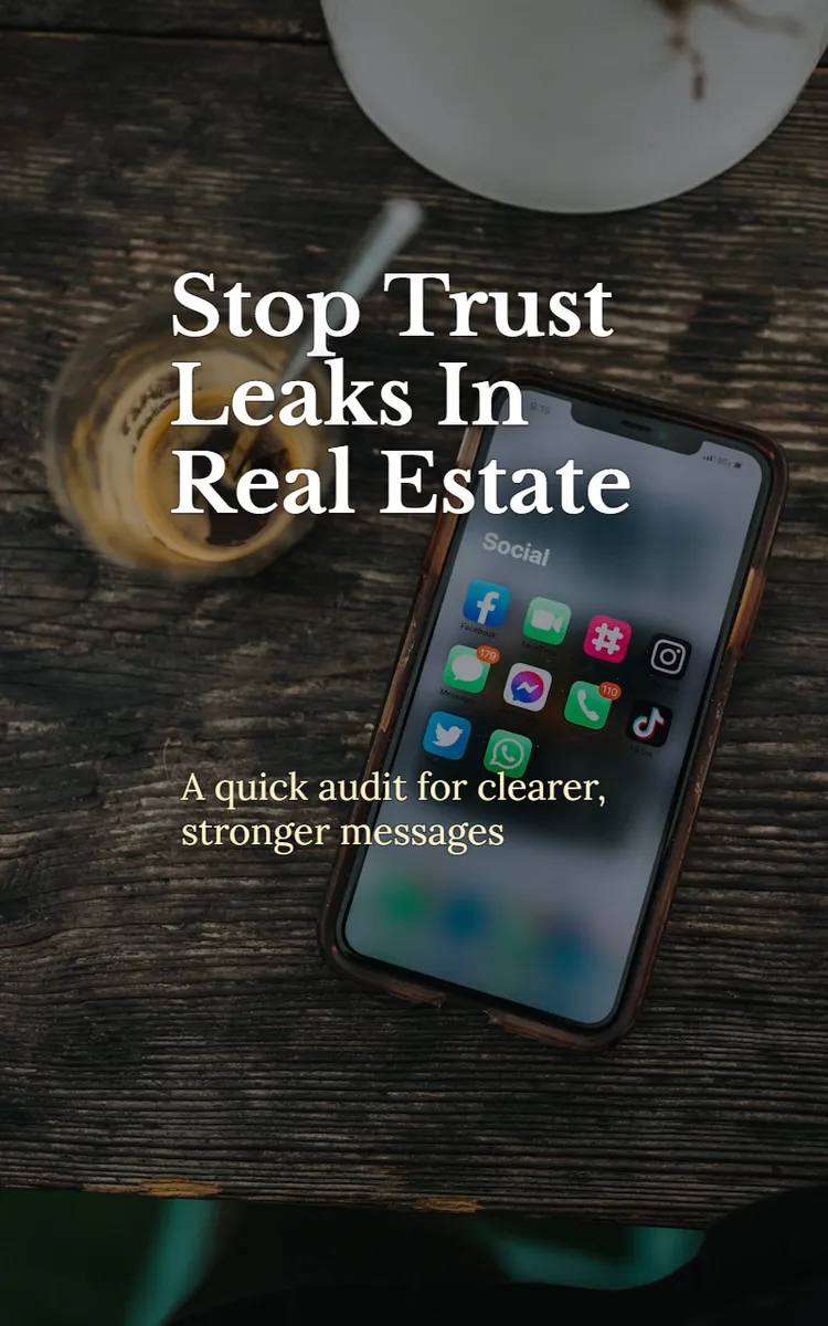 Stop Trust Leaks in Real Estate