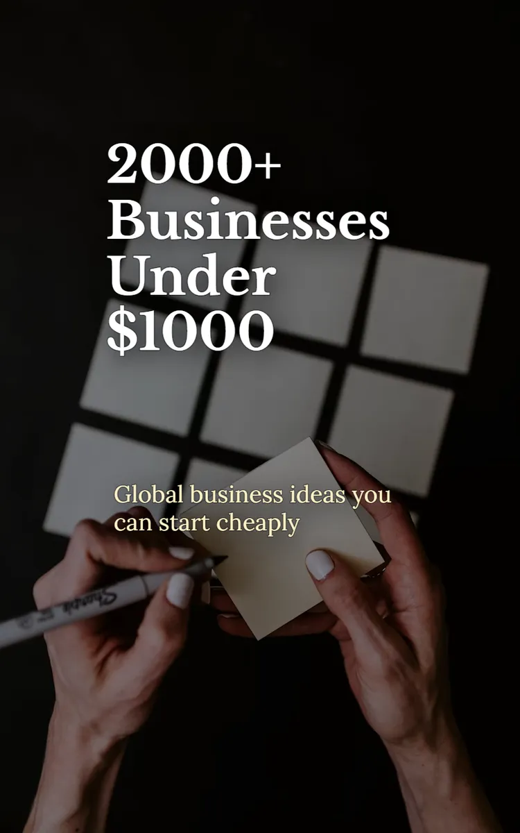 2000+ Businesses Under $1000