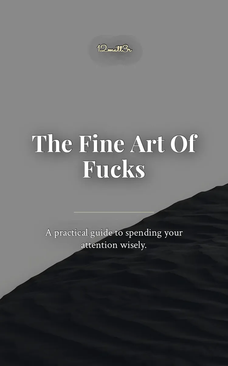 The Fine Art Of Fucks