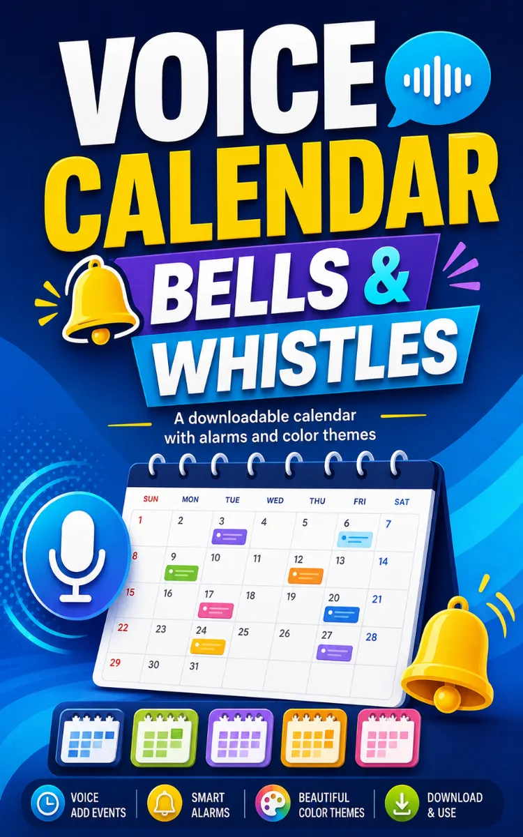 Voice Calendar Bells & Whistles