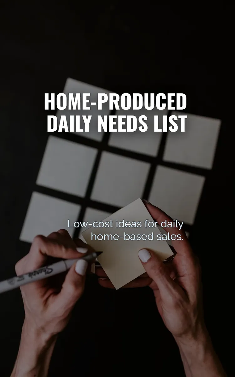 Home-Produced Daily Needs List