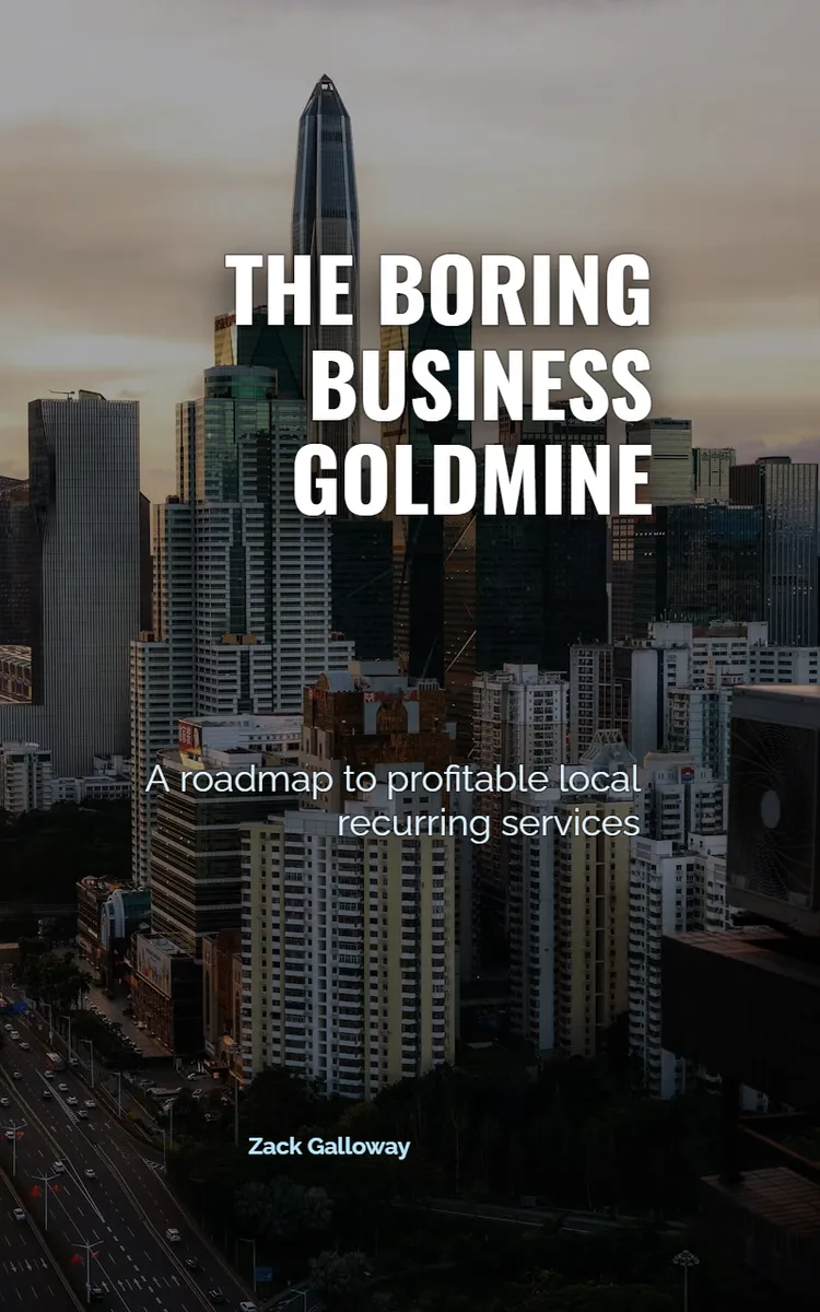 The Boring Business Goldmine