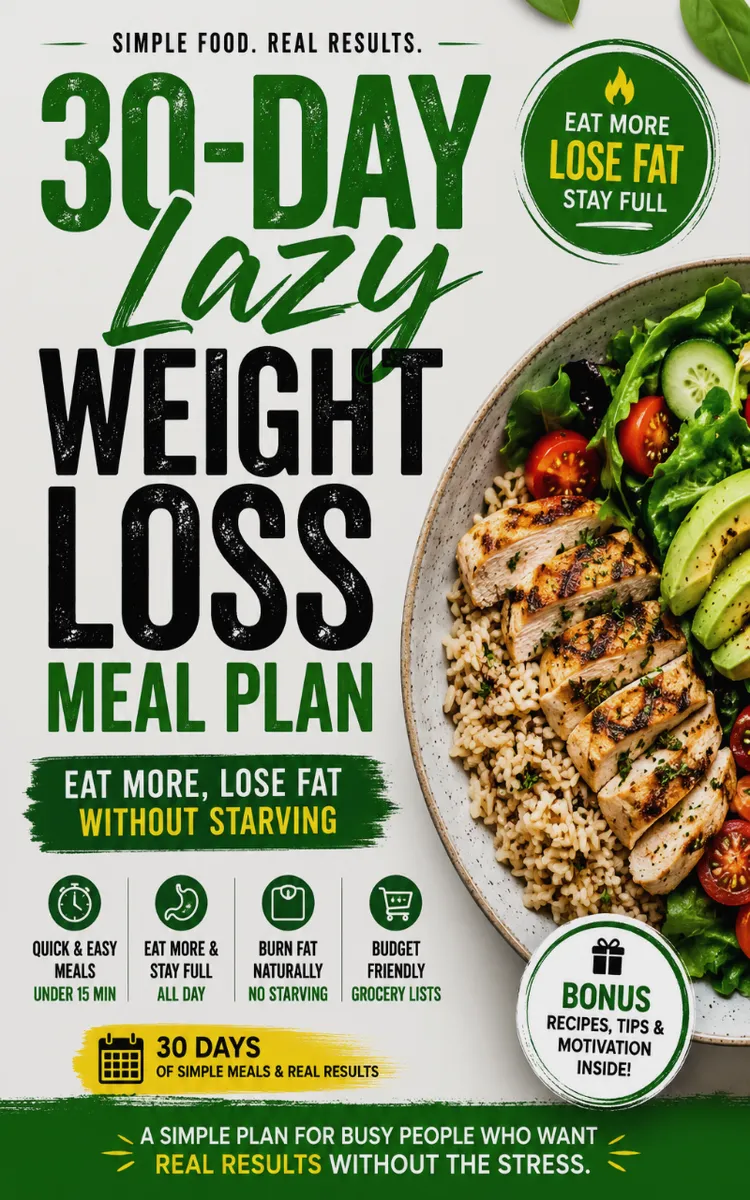 30-Day Lazy Weight Loss Meal Plan
