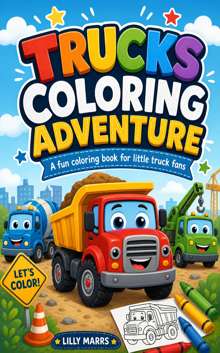 Trucks Coloring Adventure