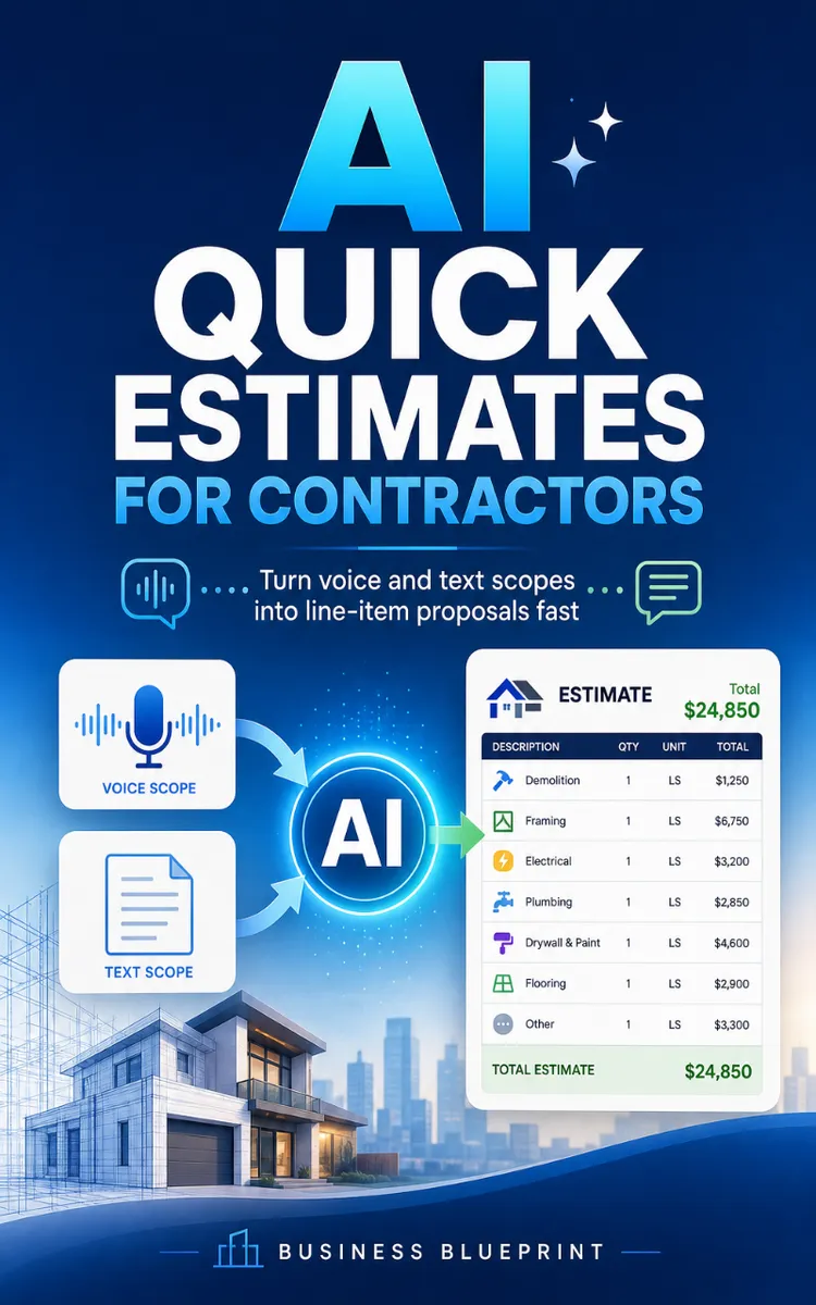 AI Quick Estimates For Contractors