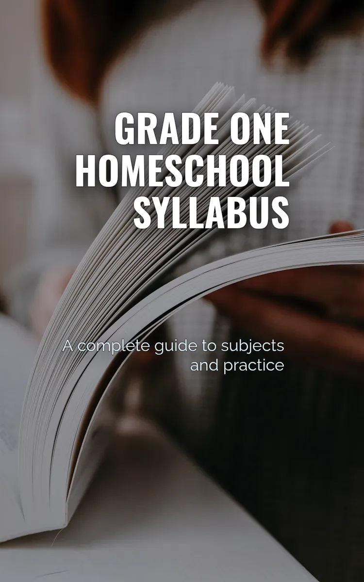 Grade One Homeschool Syllabus