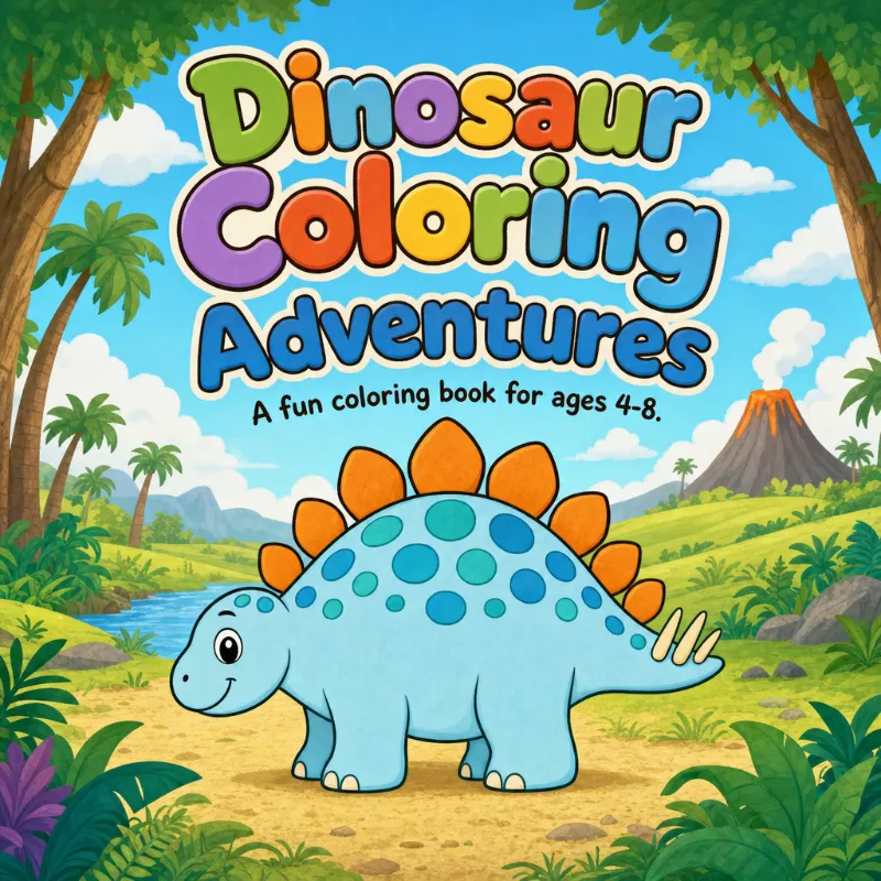 Dinosaur Coloring Adventures