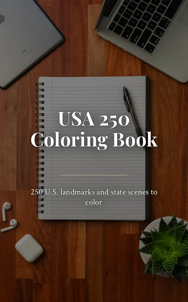 USA 250 Coloring Book