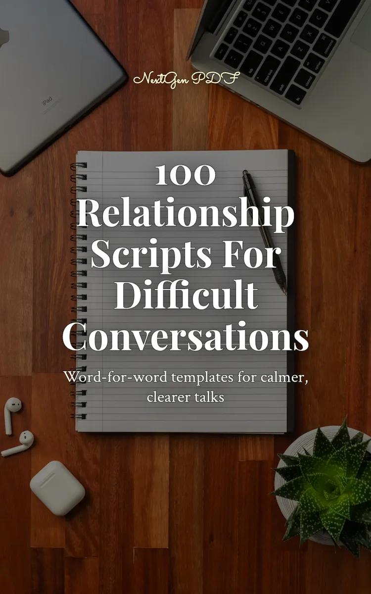 100 Relationship Scripts For Difficult Conversations