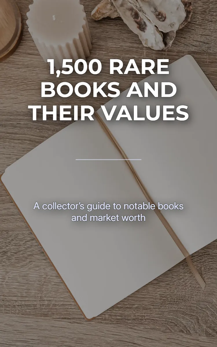 1,500 Rare Books And Their Values