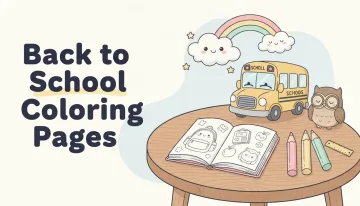Back To School Coloring Pages — free printable coloring pages