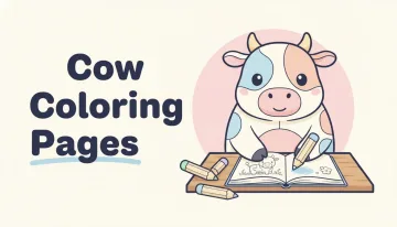Cow Coloring Pages — free printable coloring pages