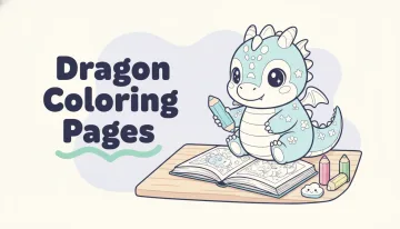 Dragon Coloring Pages — free printable coloring pages
