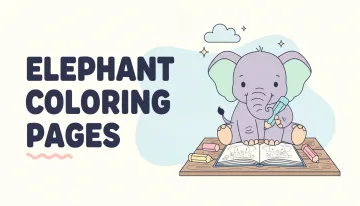 Elephant Coloring Pages — free printable coloring pages
