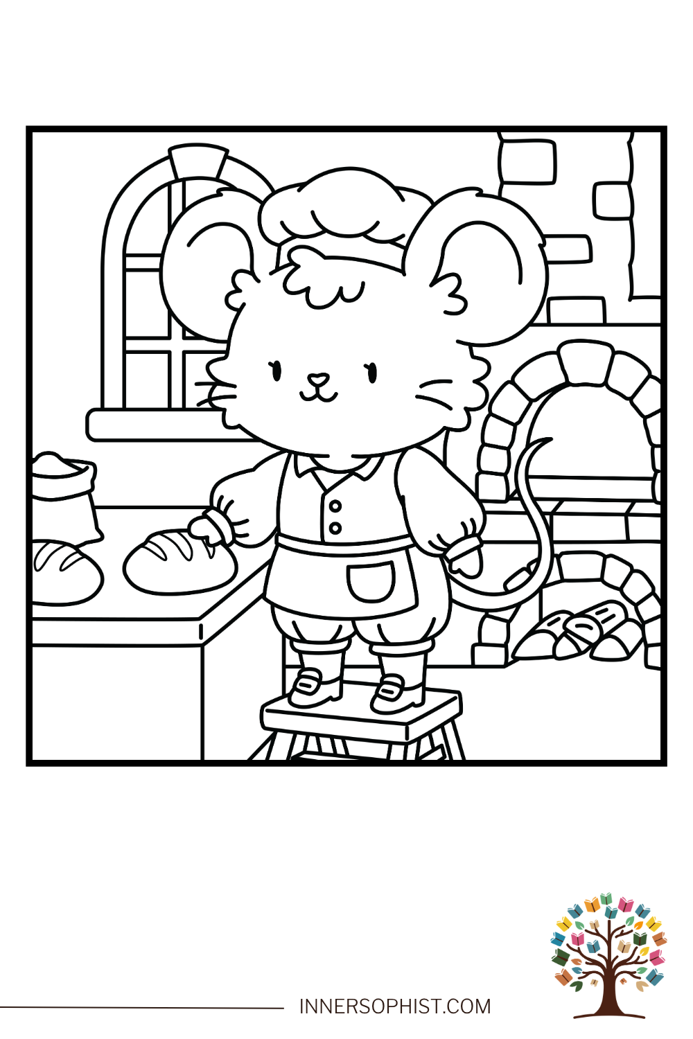 Maus-Malvorlagen – 5 - kostenloses Ausmalbild zum Ausdrucken