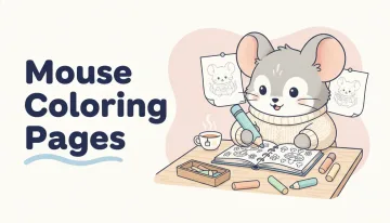 Mouse Coloring Pages — free printable coloring pages