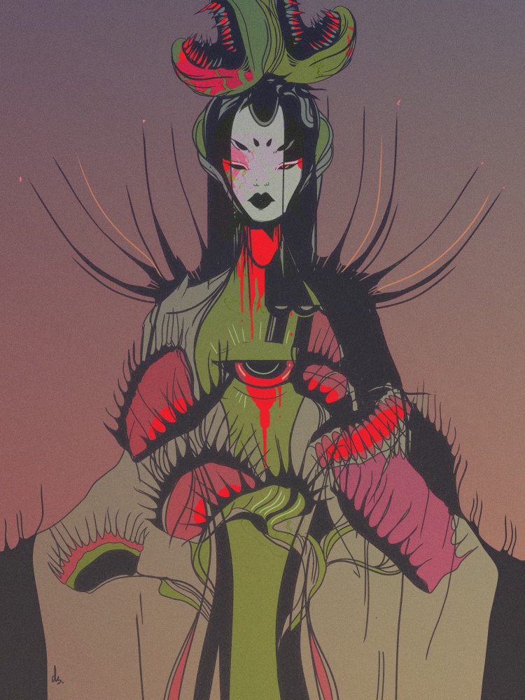 SARADA II, an art card by spooky nat - INPRNT