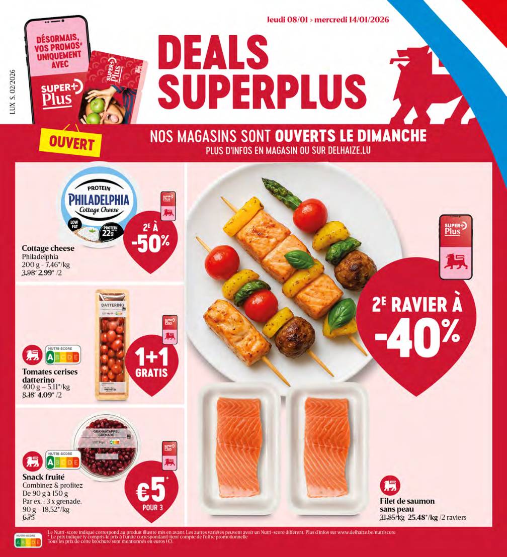 Image du folder Delhaize Luxembourg – Folder de la semaine – S02