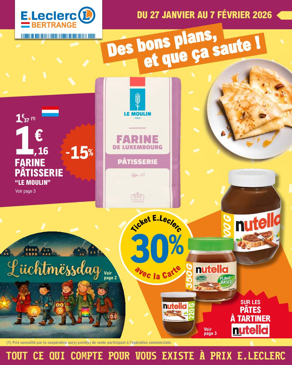 Image du folder E.Leclerc Bertrange – DM 1 BT