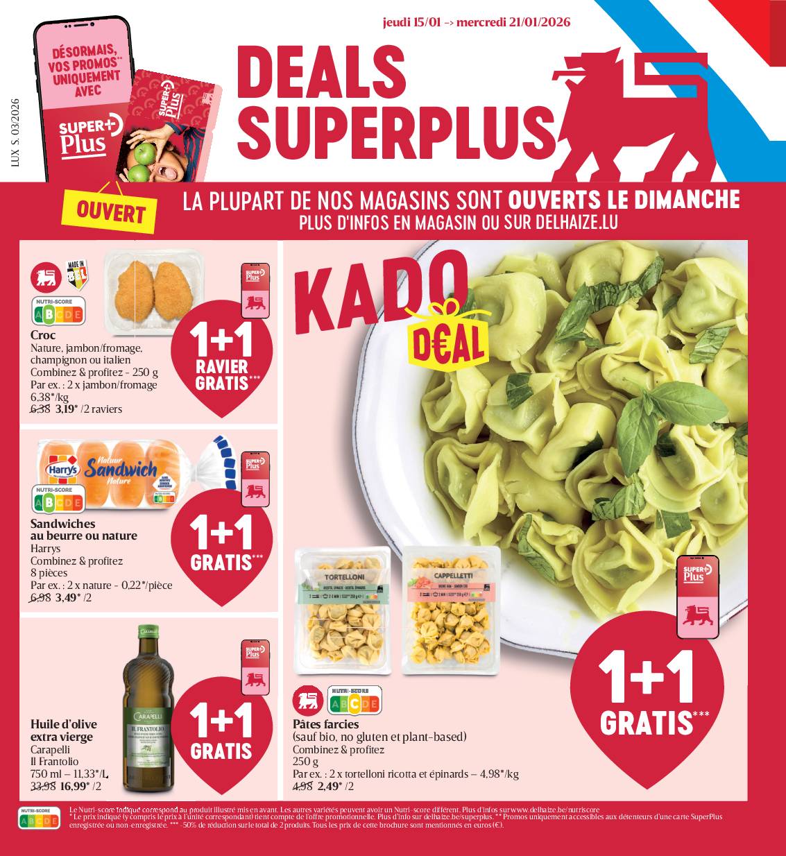 Image du folder Delhaize Luxembourg – Folder de la semaine – S03