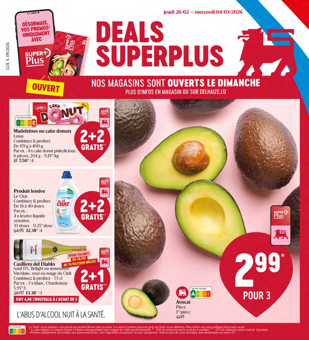 Image du folder Delhaize Luxembourg – Folder de la semaine – S09