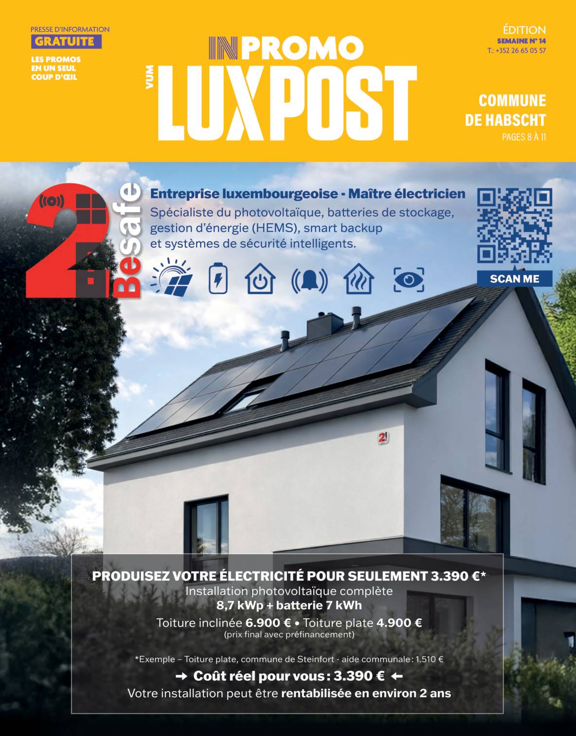 Image du folder InPromo vum LuxPost – Semaine 14
