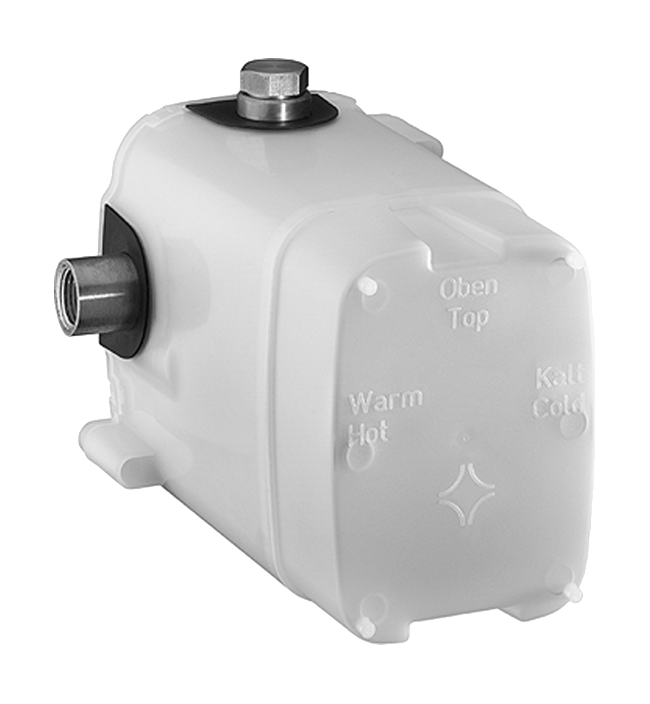 Hansa 2950100 Unterputz Einbaukörper – Für Mehrwegeumstellung, 1 Eingang, 2 Abgänge, 40 L/min