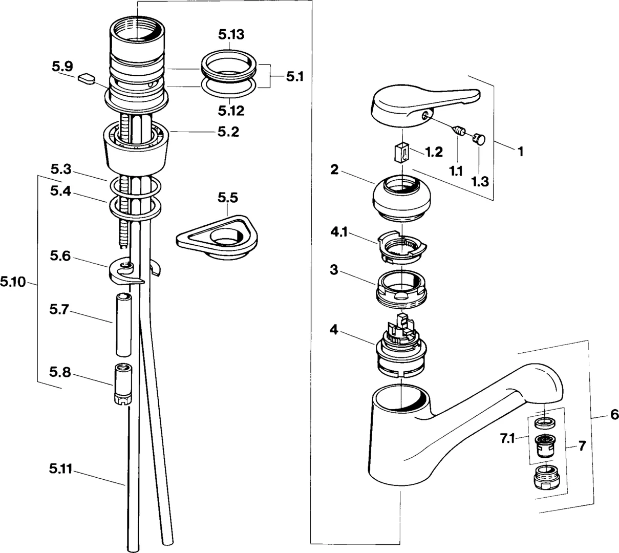 Kitchen Faucet Hansaronda Hansa