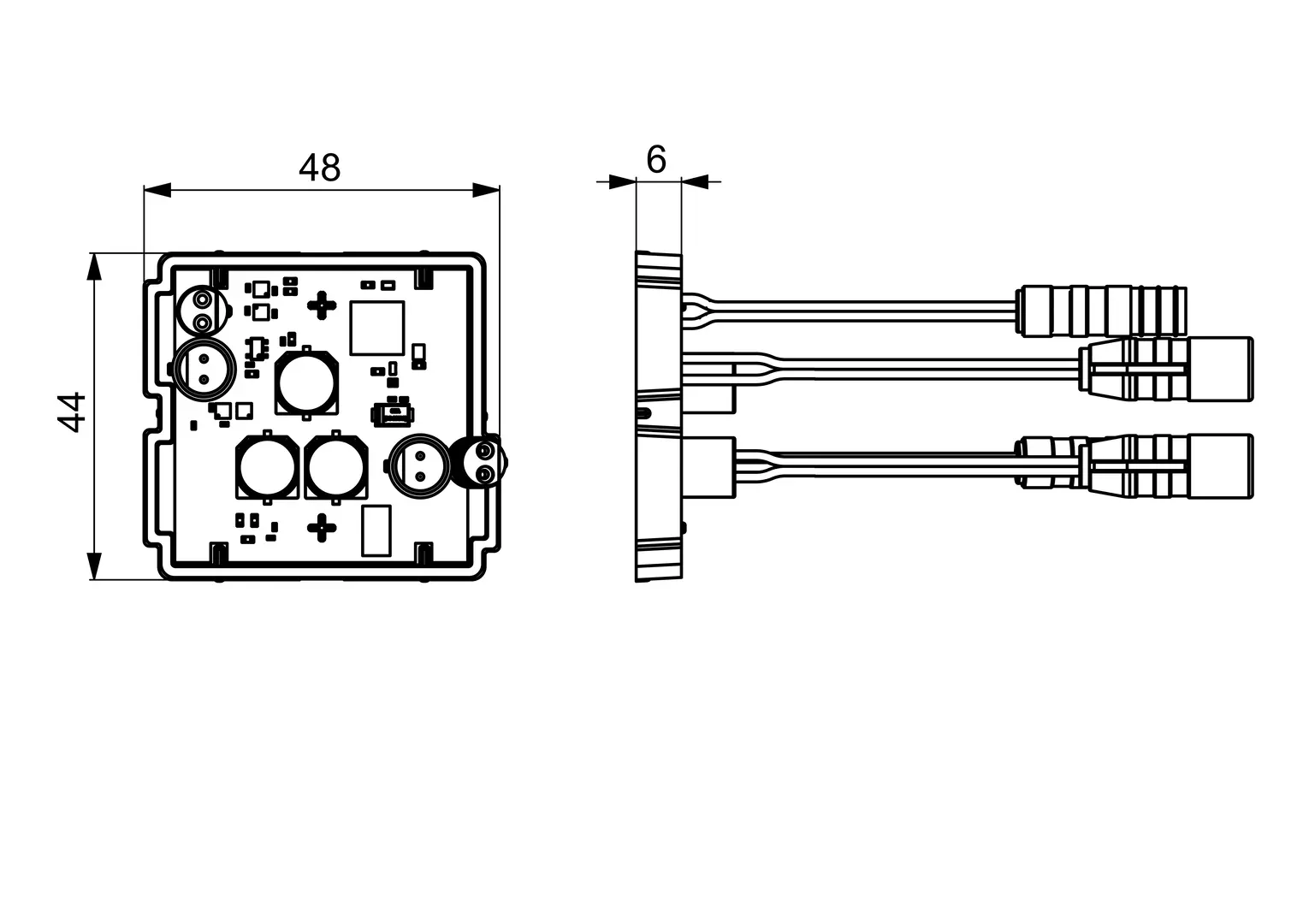 58360800 | Kontrolleinheit, 12 V | HANSAELECTRA | HANSA