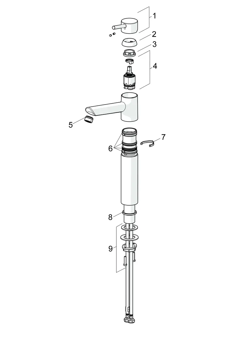 SP52472277(2020) Miscelatore lavabo modello alto