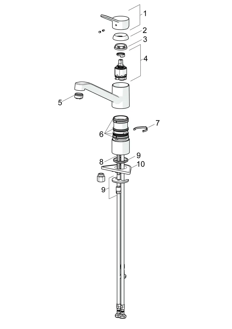 SP49491103(2020) Dřezová baterie pro beztlakové ohřívače vody