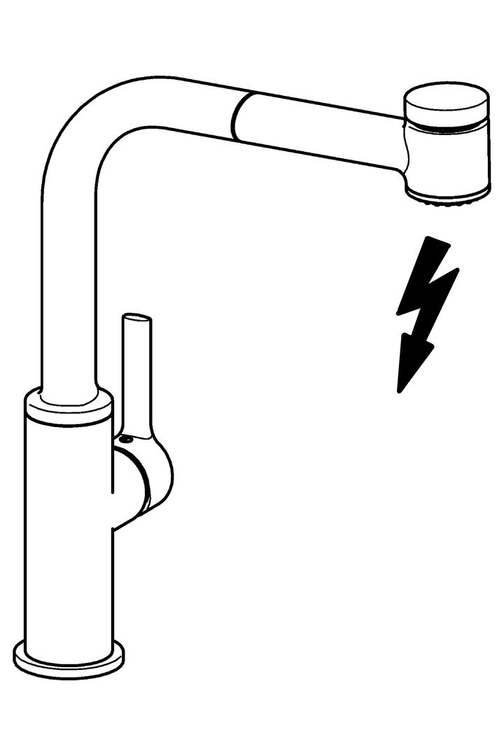 55231103 Kitchen faucet, low pressure HANSARONDA Comfort HANSA
