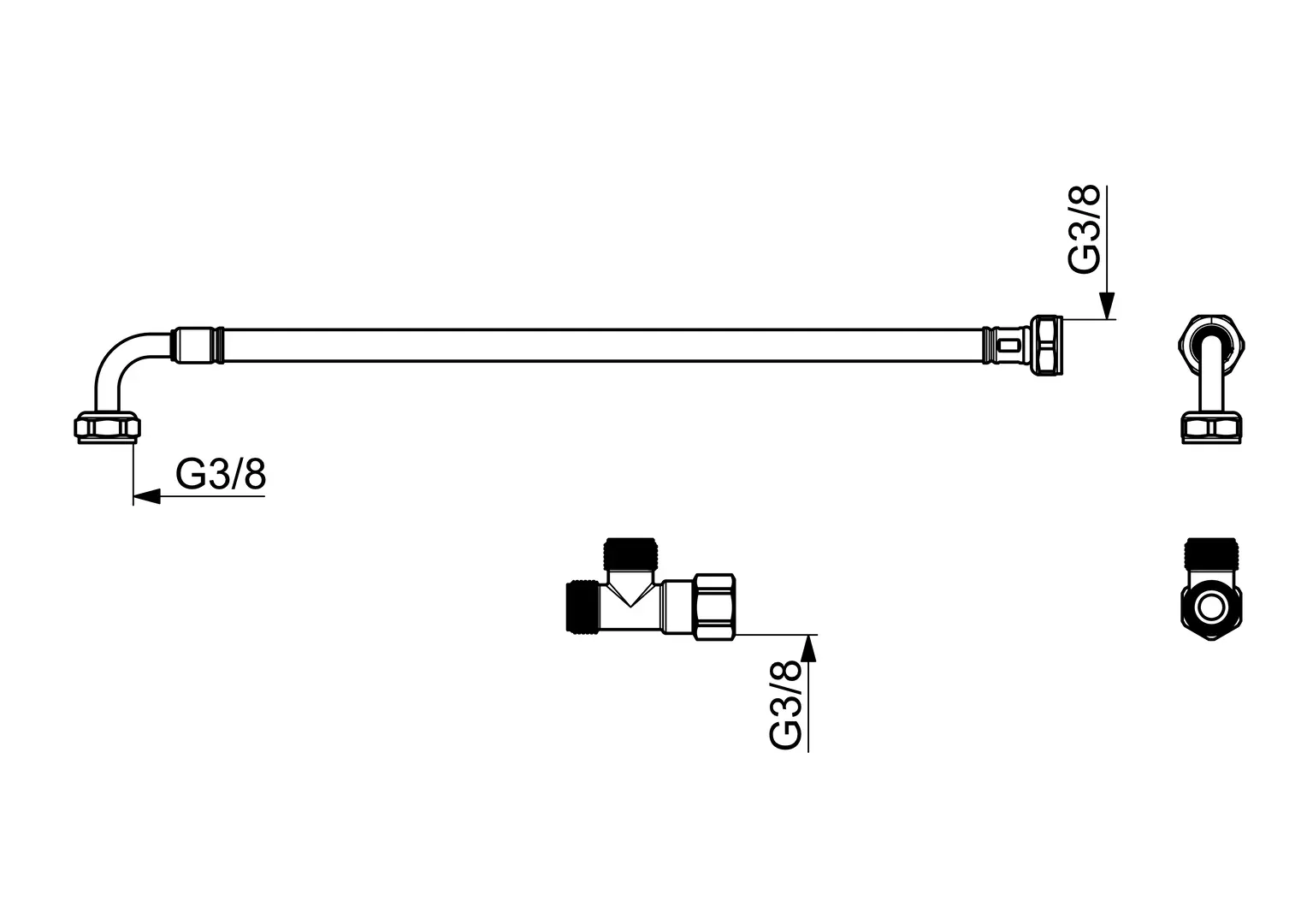 66390200 | Coupling pipe | HANSAMINIMAT | HANSA