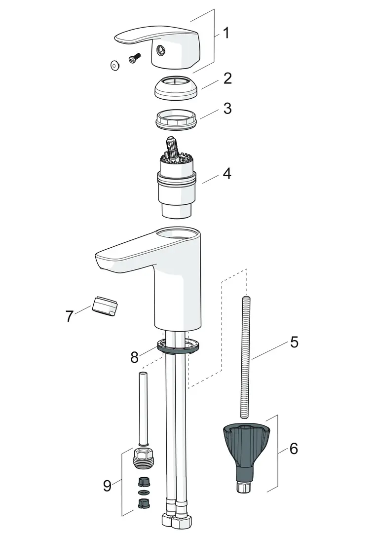 SP45052283 Wastafelkraan