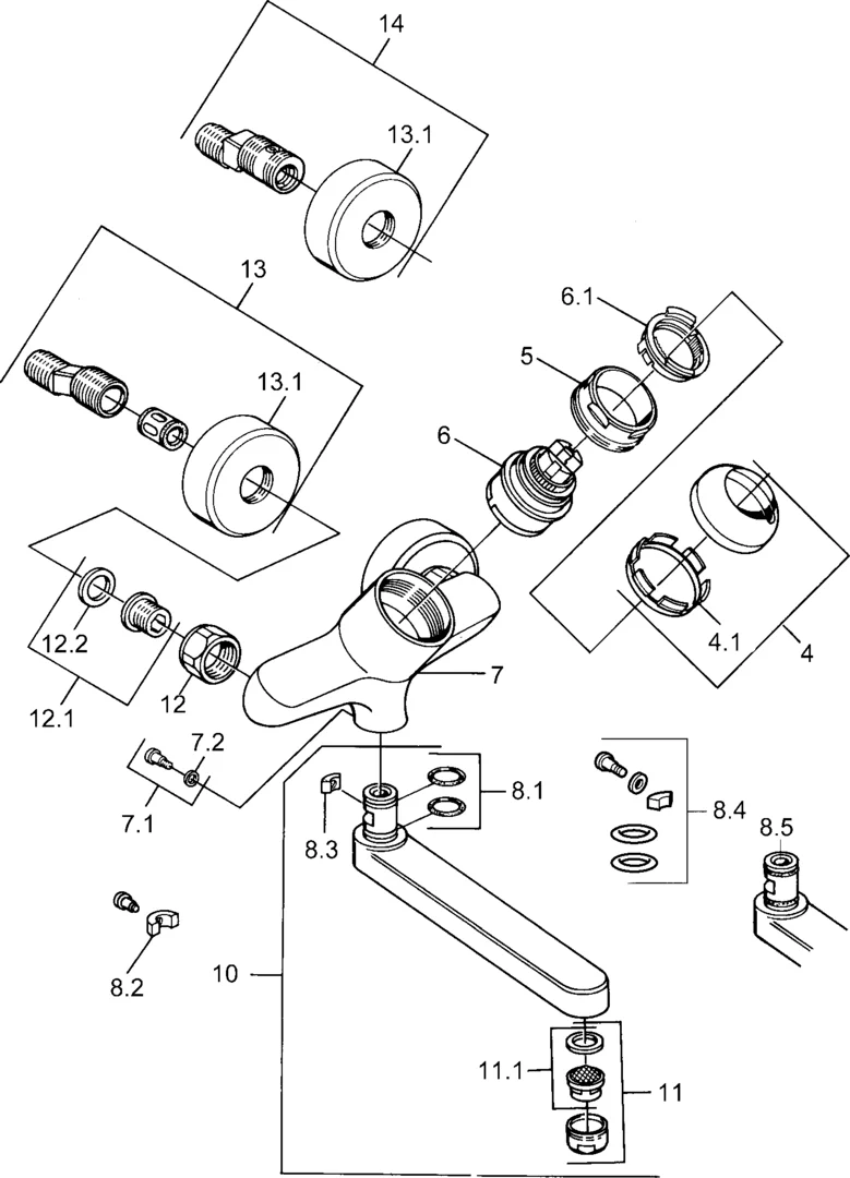 SP03692100 Washbasin faucet