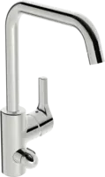 Kitchen faucet with dishwasher valve