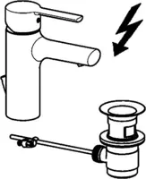 HANSARONDA, Washbasin faucet, low pressure, 03131173