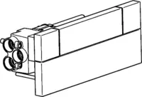 HANSACANYON, Aufputzset Unterputz-Armatur, 07670101