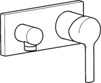 HANSARONDA, Piastra per miscelatore doccia, 44589503