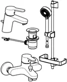 HANSAPRIMO, Armaturen-Set für Badezimmer, 49000000