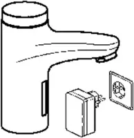 HANSAMIX, Washbasin faucet, 230 V, 50772200