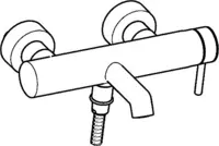 Wannenfüll- und Brausebatterie